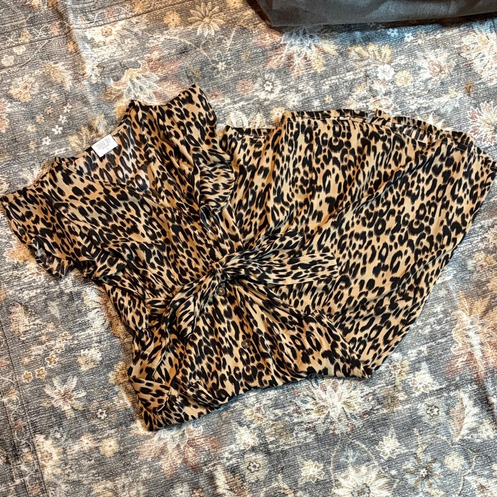 Leopard Print Women's Dress